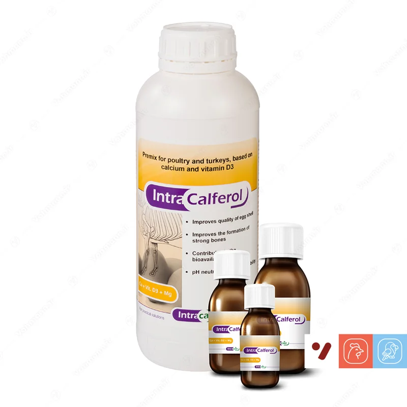 محلول خوراکی اینترا کالفرول (Intra Calferol) اینتراکر - مخصوص پرندگان زینتی